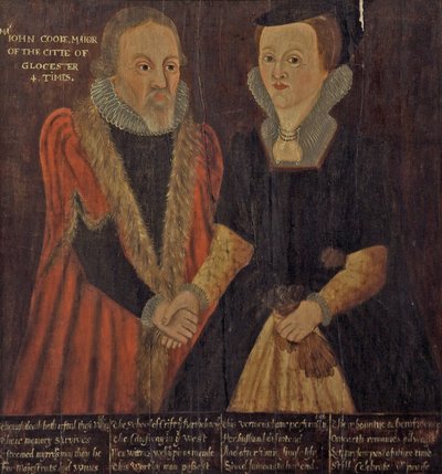John y Joan Cooke, c.1605 de English School